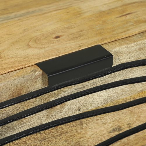  Fürdőszoba bútor szett fiókkal polcokkal tárolóval ajtóval 3 pcs Barna Közepes Szilárd Fa