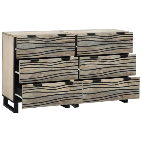  Oldalszekrények fiókkal Egyéb tárolóval 2 pcs Fehér 60 x 33,5 x 75 cm