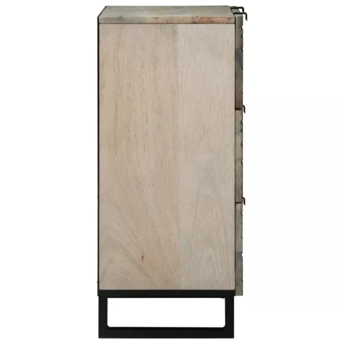  Oldalszekrények fiókkal Egyéb tárolóval 2 pcs Fehér 60 x 33,5 x 75 cm