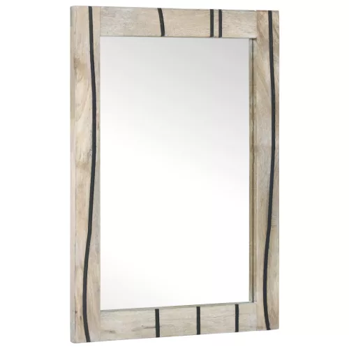  Fürdőszoba bútor szett polcokkal tárolóval ajtóval tükörrel 2 pcs Fehér 62 x 33 x 58 cm