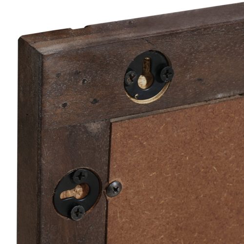  Fürdőszoba bútor szett polcokkal tárolóval ajtóval tükörrel 2 pcs Dióbarna Sztenderd