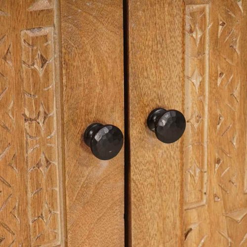  Fürdőszoba bútor szett fiókkal 4 pcs Barna 38 x 33 x 160 cm