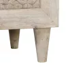  Széf 2 pcs Fehér 120 x 33,5 x 75 cm tömör mangófa