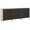  Széf 3 pcs Fehér 180 x 33,5 x 75 cm tömör mangófa