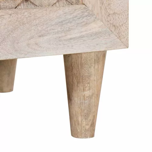  Széf 3 pcs Fehér 180 x 33,5 x 75 cm tömör mangófa
