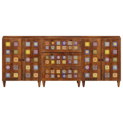  Széf 3 pcs Dió Tömör Mangófát