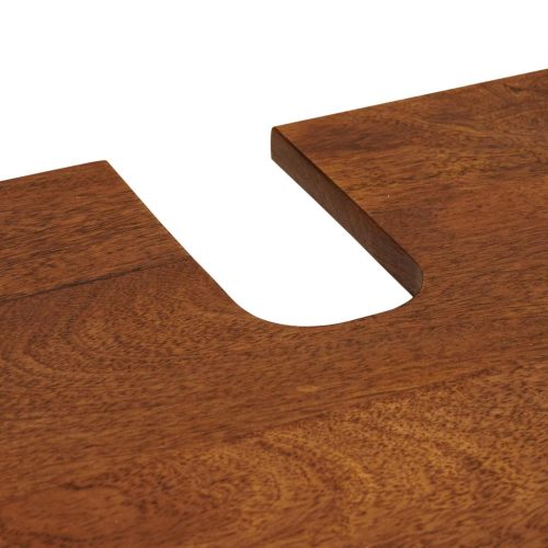  Fürdőszoba bútor szett tárolóval 2 pcs Dió Tömör Mangófát