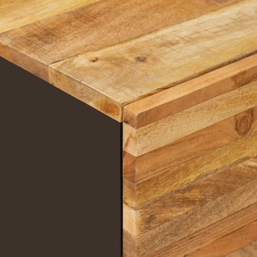  Fürdőszoba szettek fiókkal polcokkal Természetes Tömör Mangófát