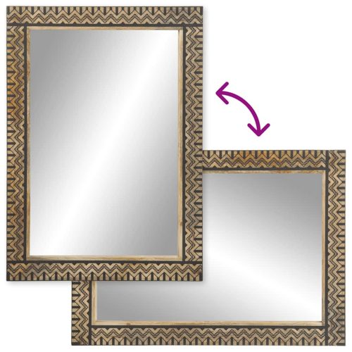  4 részes tömör mangófa fürdőszobai bútorszett