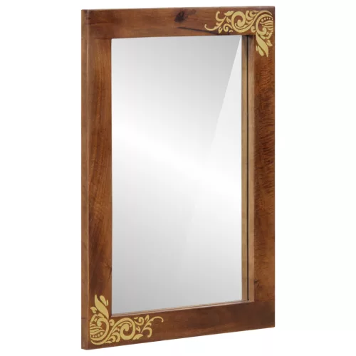  3 darabos fürdőszoba bútor készlet tömör mangófából