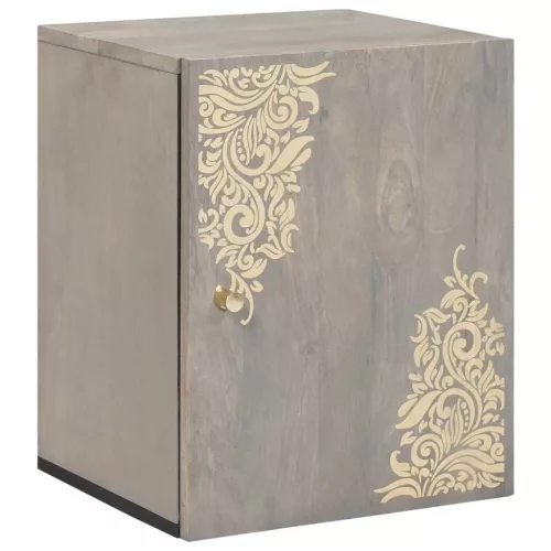  Fürdőszoba bútor szett fiókkal 5 pcs Szürke 62 x 33 x 58 cm