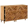  Tároló szekrények 2 pcs Barna 60 x 33,5 x 75 cm Tömör Mangófát