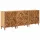  Tároló szekrények 3 pcs Barna 60 x 33,5 x 75 cm Tömör Mangófát