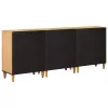  Tároló szekrények 3 pcs Barna 60 x 33,5 x 75 cm Tömör Mangófát