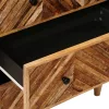  Tároló szekrények 3 pcs Barna 60 x 33,5 x 75 cm Tömör Mangófát