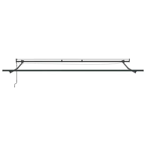  burgundi vörös automata kihúzható LED-es napellenző 500x300 cm