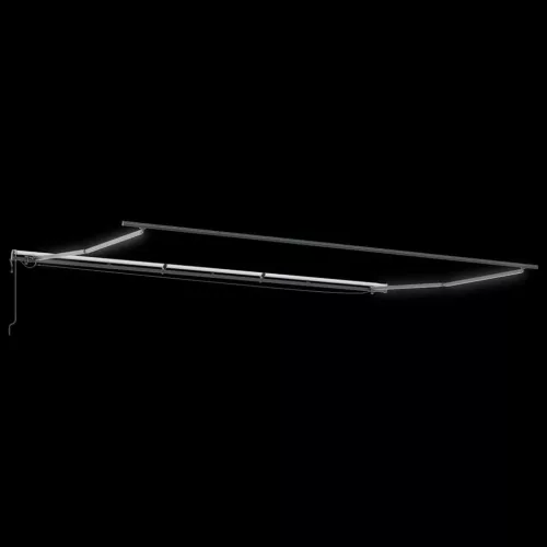  burgundi vörös automata kihúzható LED-es napellenző 600x300 cm