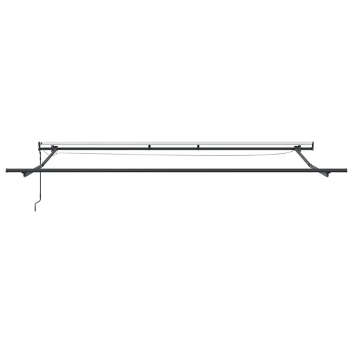  barna automata kihúzható LED-es napellenző 450 x 300 cm