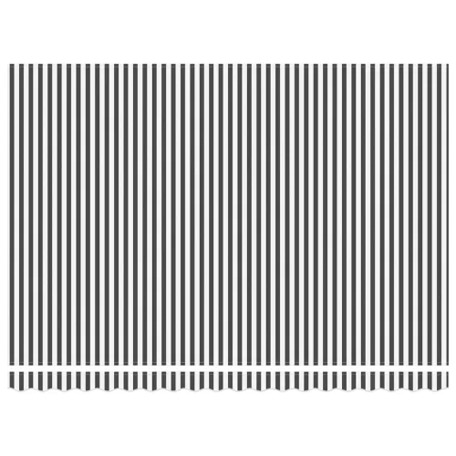  antracitszürke-fehér automata kihúzható napellenző 450 x 300 cm