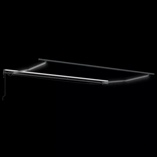  antracitszürke-fehér automata kihúzható napellenző 450 x 300 cm