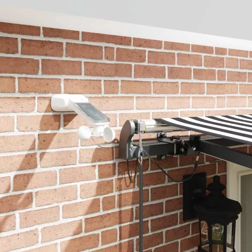  antracitszürke-fehér automata kihúzható napellenző 500 x 300 cm