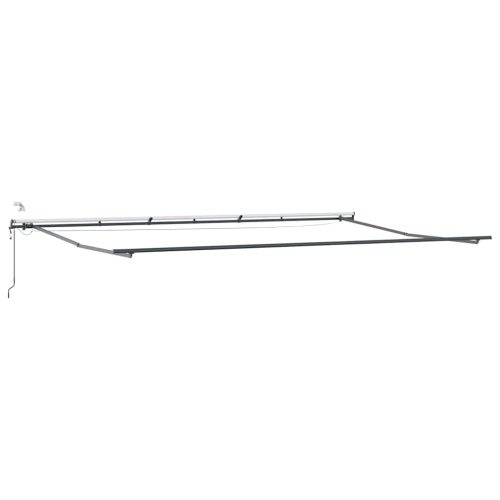  antracitszürke-fehér automata kihúzható napellenző 600x300 cm