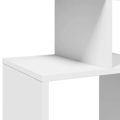  fehér szerelt fa könyvszekrény 92 x 29 x 188 cm