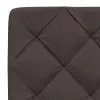  sötétbarna szövet ágykeret matrac nélkül 200 x 200 cm