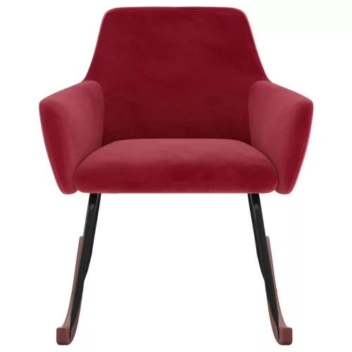  bordó bársony hintaszék