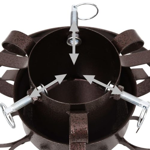  antik réz karácsonyfatalp 29 x 29 x 15,5 cm