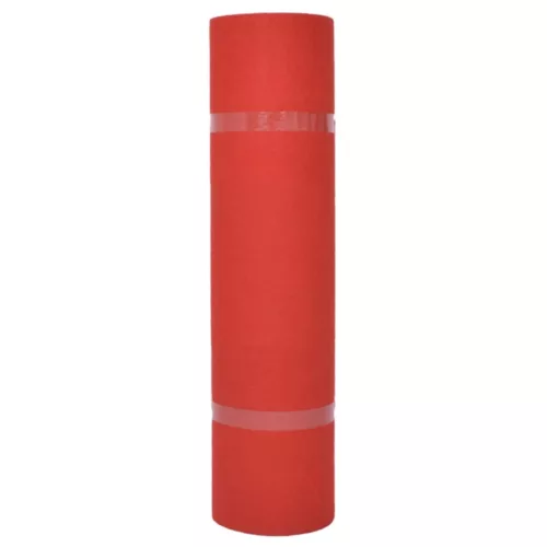  Szőnyeg Egyszínű Piros 1,2 x 12 m Poliészter