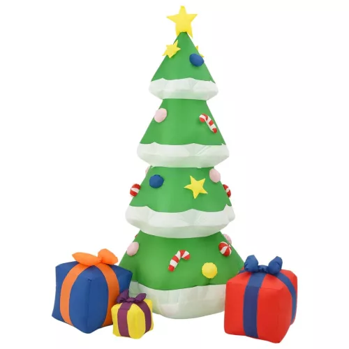  felfújható beltéri kültéri LED-es karácsonyfadíszek 240 cm