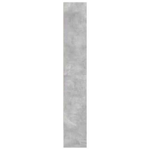  betonszürke szerelt fa könyvszekrény 80 x 30 x 189 cm