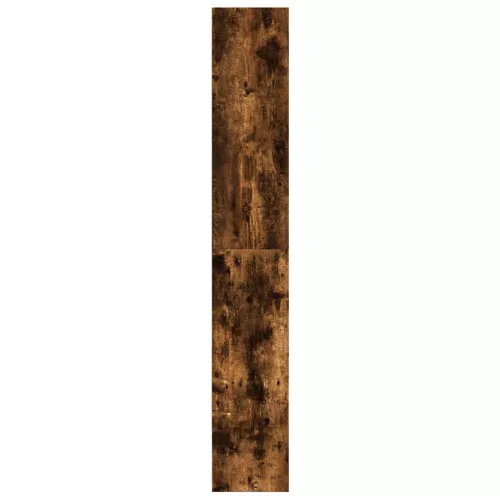  füstös tölgy színű szerelt fa könyvszekrény 80 x 30 x 189 cm