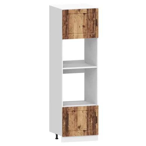  7 darabos konyhaszekrény készlet Porto régi fából készült műfa