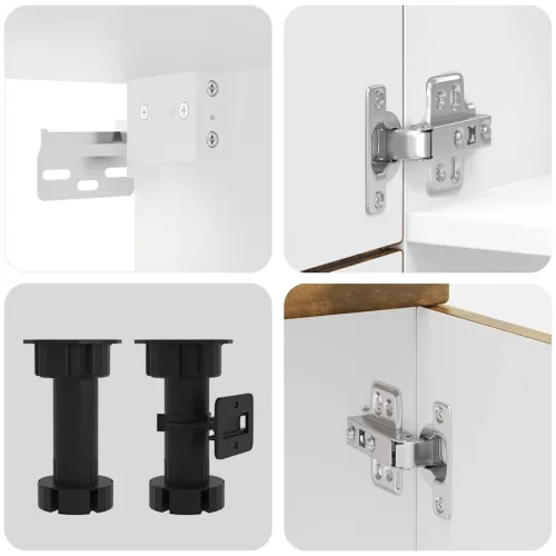  7 részes konyhaszekrény szett Kalmar füstölt tölgy műszaki fa