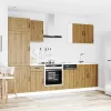  7 részes konyhaszekrény szett Lucca kézműves tölgy mérnöki fa