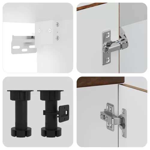  8 részes konyhaszekrény szett Kalmar füstölt tölgy műszaki fa