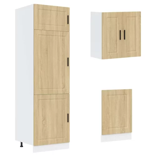  8 részes konyhaszekrény szett Porto sonoma tölgy műszaki fa