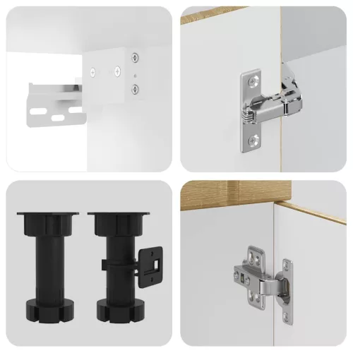  4 részes konyhaszekrény szett Kalmar sonoma tölgy műszaki fa