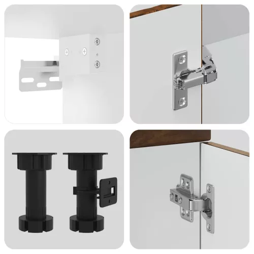  11 részes konyhaszekrény szett Kalmar füstölt tölgy műszaki fa