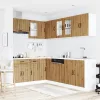  11 részes konyhaszekrény szett Lucca kézműves tölgy mérnöki fa