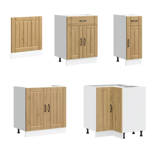  11 részes konyhaszekrény szett Lucca kézműves tölgy mérnöki fa