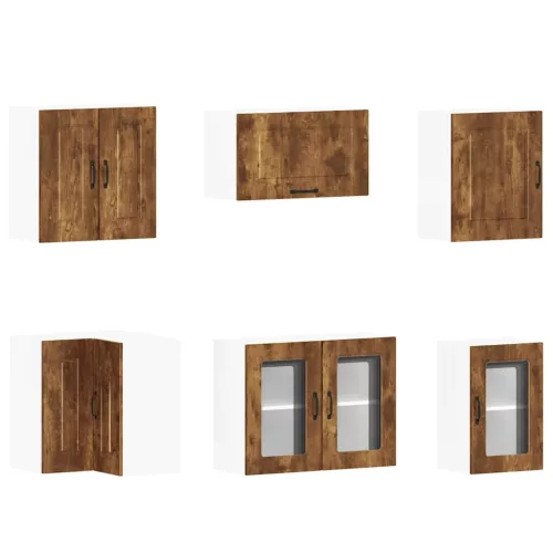  11 részes konyhaszekrény szett Kalmar füstölt tölgy műszaki fa