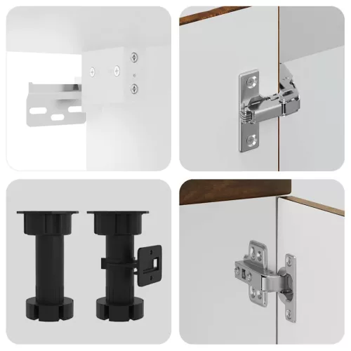  11 részes konyhaszekrény szett Kalmar füstölt tölgy műszaki fa