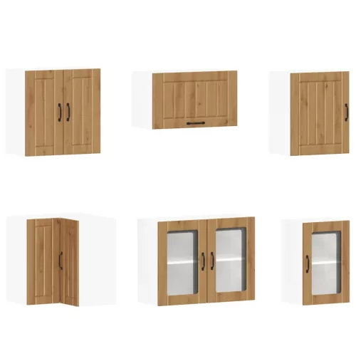  11 részes konyhaszekrény szett Lucca kézműves tölgy mérnöki fa