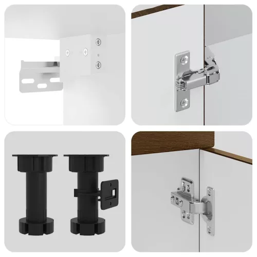  14 darabos konyhaszekrény szett Kalmar" Barna tölgy műfa"