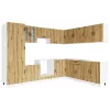 14 részes konyhaszekrény szett Kalmar kézműves tölgy mérnöki fa