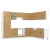  14 részes konyhaszekrény szett Lucca kézműves tölgy mérnöki fa