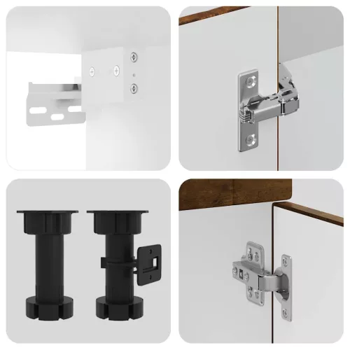  14 részes konyhaszekrény szett Porto füstölt tölgy műszaki fa